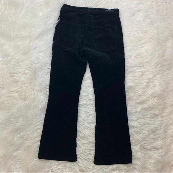 Citizens Of Humanity Drew Crop Flare Velvet Pants Midnight Black Women’s 26 - Picture 11 of 13